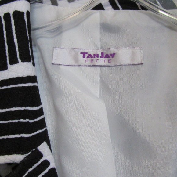 Blazer Black /White Tan Jay petite possible Xlarge - Picture 8 of 15